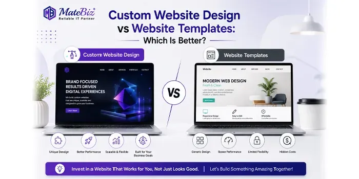 Custom website design or website templates