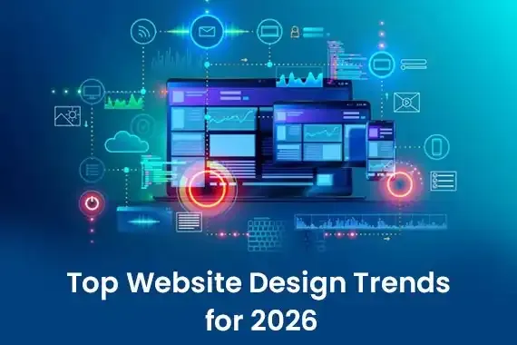 Modern website design trends for 2026 across desktop and mobile devices