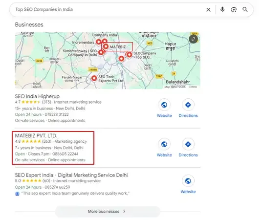 SEO Services glance