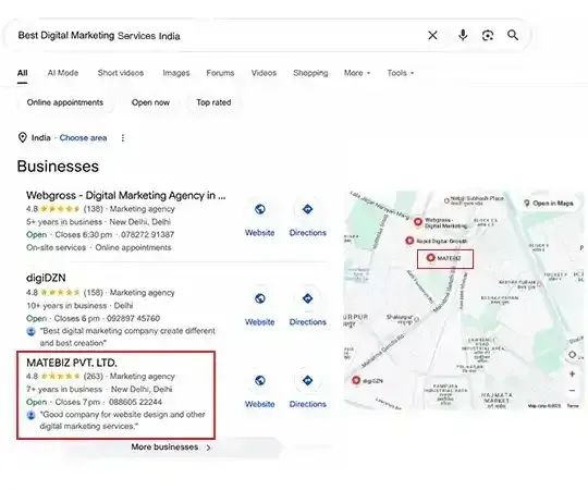 SEO Services glance